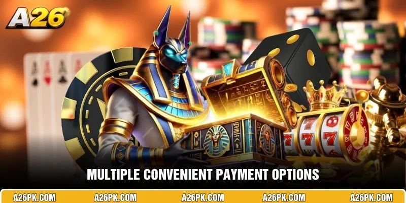Multiple convenient payment options