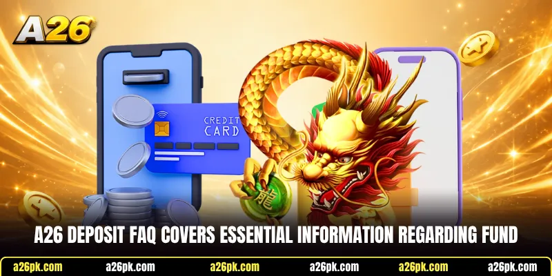 A26 Deposit FAQ covers essential information regarding fund