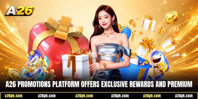 A26 Promotions platform offers exclusive rewards and premium