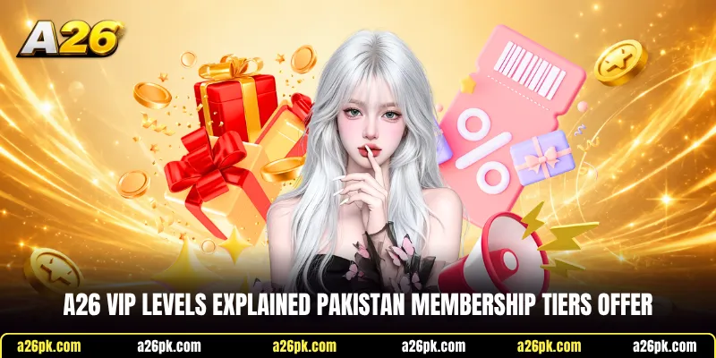 A26 VIP levels explained pakistan membership tiers offer