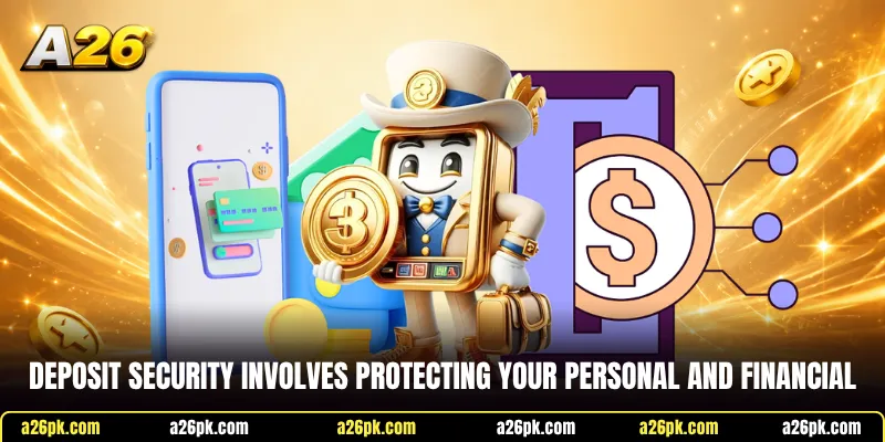 Deposit security involves protecting your personal and financial