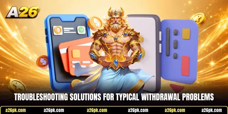 Troubleshooting solutions for typical withdrawal problems